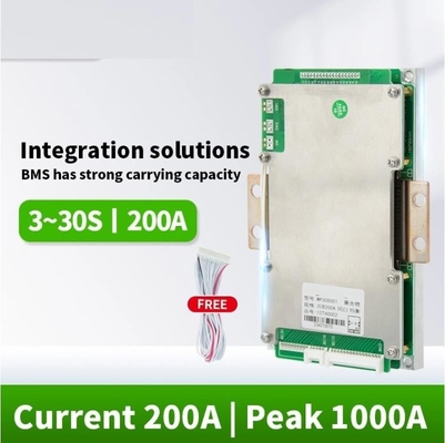 12V - 72V Lithium BMS System 3S-24S 100A 120A 150A 200A 250A Lifepo4 بطارية ليثيوم BMS