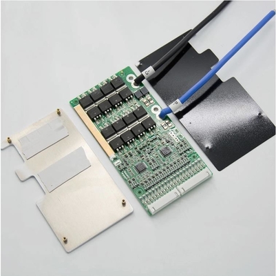 50A Lithium BMS System 17s 60V مع لوحة حماية PCM PCB للتحكم في درجة الحرارة