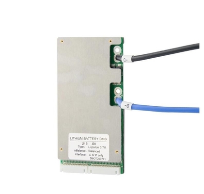 50A Lithium BMS System 17s 60V مع لوحة حماية PCM PCB للتحكم في درجة الحرارة