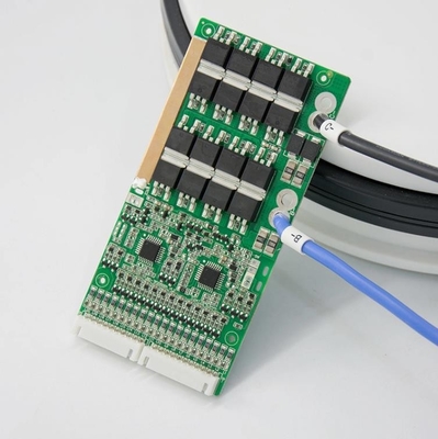 50A Lithium BMS System 17s 60V مع لوحة حماية PCM PCB للتحكم في درجة الحرارة