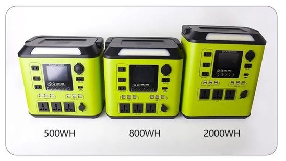 Green 1500W Portable Power Station 500WH 800WH 2000WH Solar Energy Storage Generator