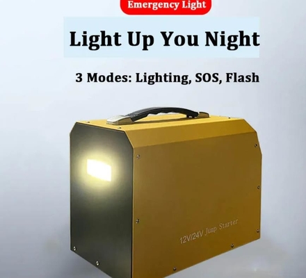 12V 24V Car Jump Starter Power Bank ليثيوم شاحن بطارية السيارة أداة الطوارئ المحمولة