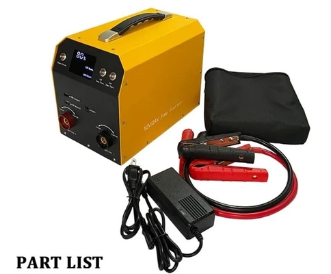 12V 24V Car Jump Starter Power Bank ليثيوم شاحن بطارية السيارة أداة الطوارئ المحمولة
