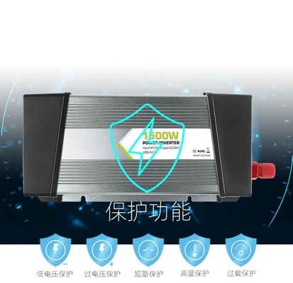 1.5KW DC AC الطاقة العاكس 12 فولت إلى 230 فولت الشمسية المعدلة شرط لموجة العاكس عالية الكفاءة