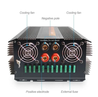 12v إلى 220v خارج الشبكة المعدلة موجة جيبية العاكس عالية الطاقة 3kw