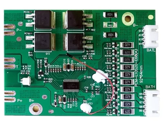 10-17S Li Ion / Lifepo4 Smart BMS System 40A 60A 80A لحزمة بطارية 36v 48v 60v
