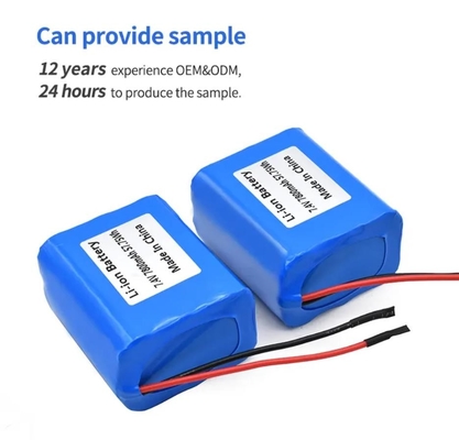 2600mah 3000mah 3.7V 7.4V 7800mah 9ah 18650 حزم بطارية ليثيوم أيون قابلة لإعادة الشحن