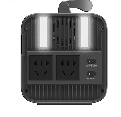 110V / 220V مدخلات الإخراج 600wh محطة طاقة محمولة مع الطاقة الشمسية والضوء 4w