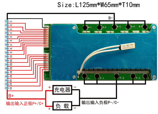 4S-24S Lithium BMS System 150a 160a متعدد الطبقات للسكوتر الإلكتروني