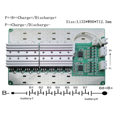 800A 200A Lithium BMS System 4S 8S 10S لحزمة بطارية بدء تشغيل السيارة الصغيرة