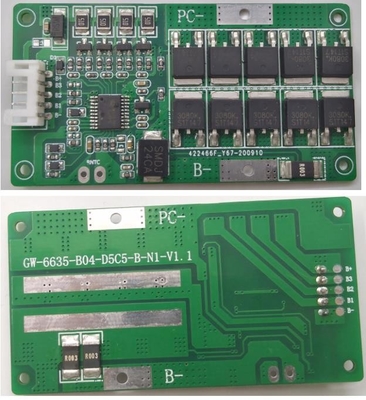 12.8V Lifepo4 BMS Board ، BMS لبطارية الليثيوم 10A 20A 25A