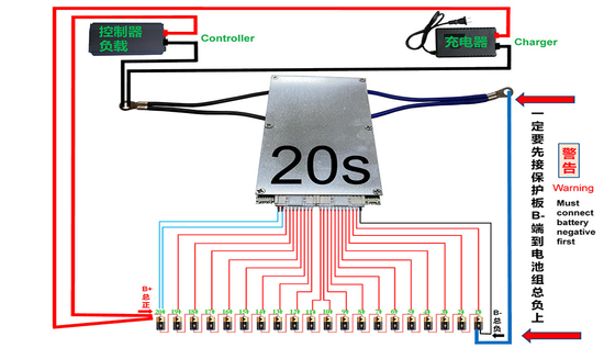 Lithium Ant Smart BMS 150A 300A 400A 8S-20S مع شاشة LCD