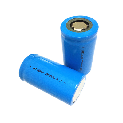 3500 مللي أمبير خلية بطارية LiFePO4 IFR 32600 3.2V دورة عميقة قابلة لإعادة الشحن