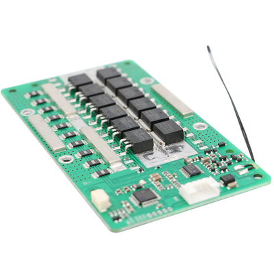 UART Communications Active Balance BMS 12V 60A 4S مقاس 120 × 65 × 10 مم