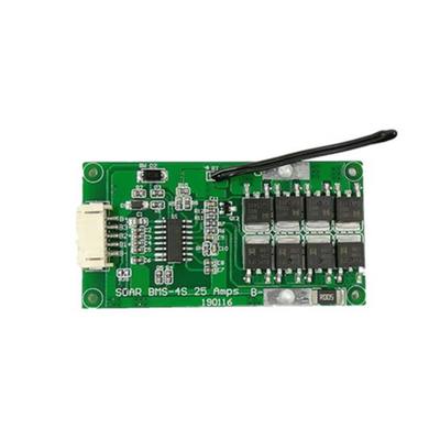 المنفذ المشترك 4S 10A BMS 14.8V مع التحكم في درجة الحرارة مقاس 66 × 34 مم