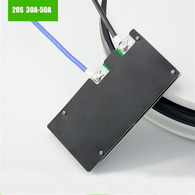 50A 20S 60V 72V LiFePO4 BMS نظام إدارة البطارية مع حماية درجة الحرارة