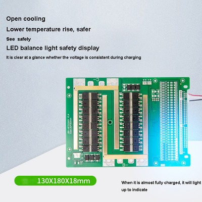 NCM Lifepo4 Protection Board 32S 60A 150A Plastic Material CE شهادة