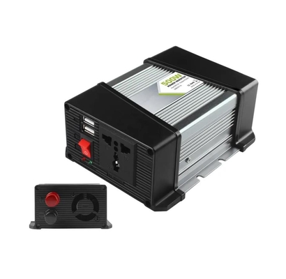 محول الطاقة الشمسية المركب على السيارة 500 وات 12 فولت إلى 220 فولت منزلي 5 فولت 2.1a مع USB مزدوج