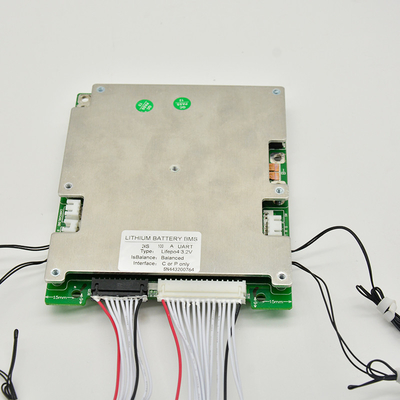 UART 48V BMS لـ lifepo4 ، RS485 BMS 16S 100A لحزمة بطارية الليثيوم